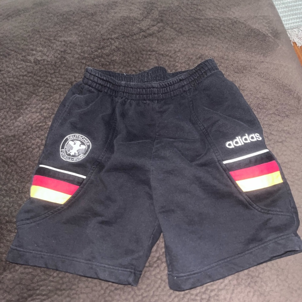 Rare VTG 1996 Adidas Germany Soccer National Team Training Sweat Shorts Medium